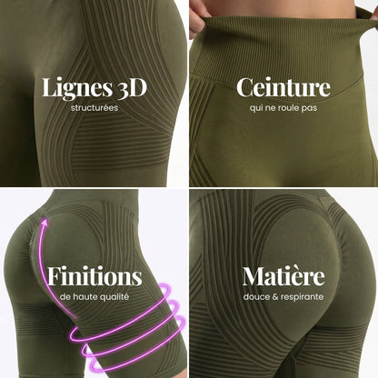 Short 3D | Verde Oliva