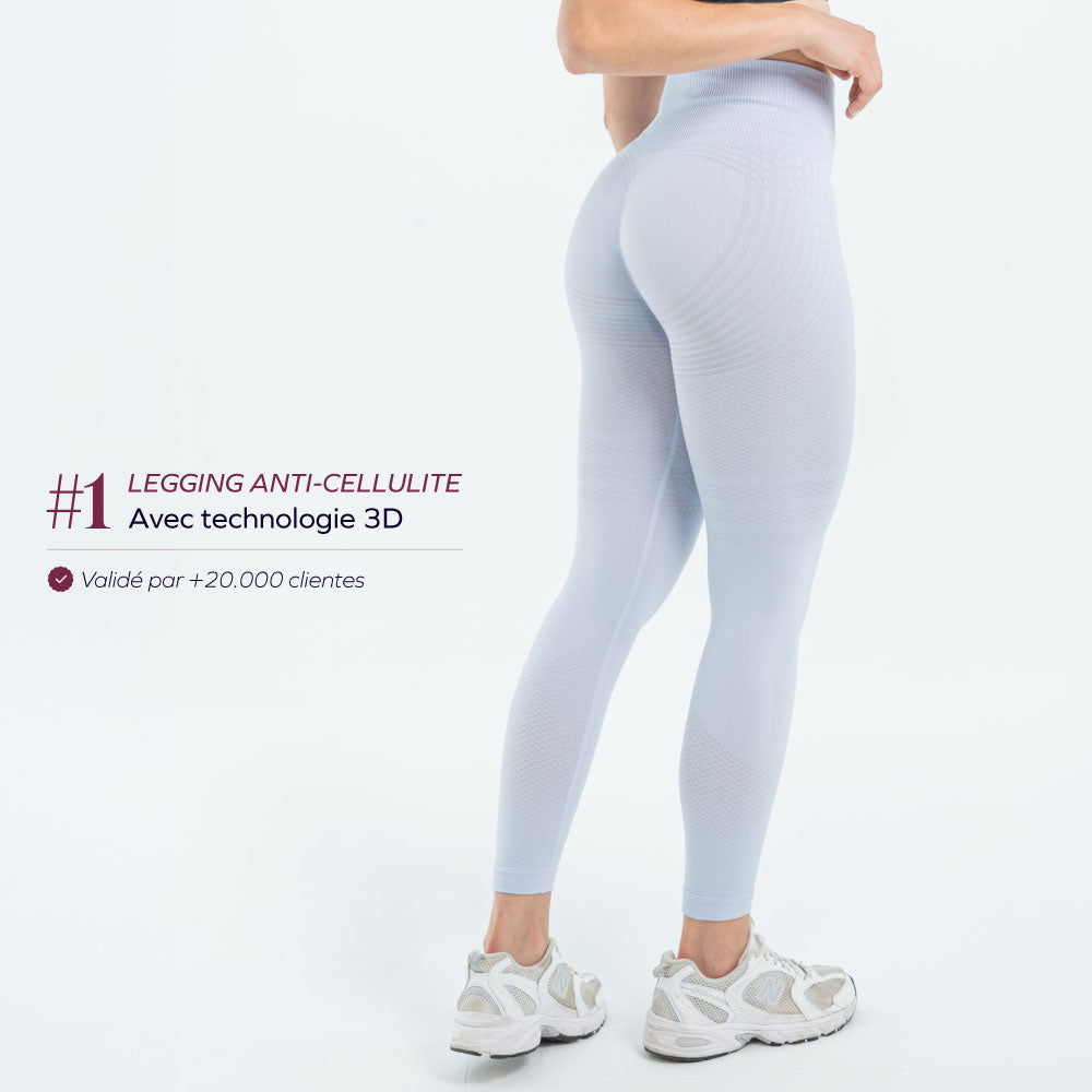 Legging 3D | Azzurro