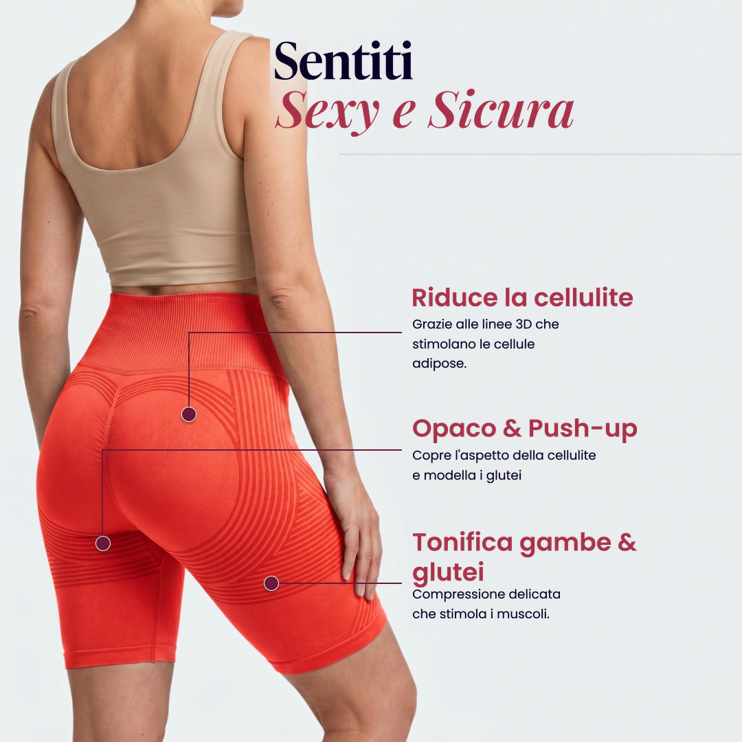 Short 3D | Arancione