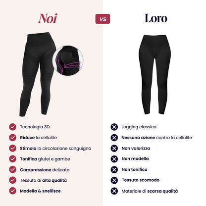Legging 3D | Verde Pavone