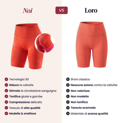 Short 3D | Arancione