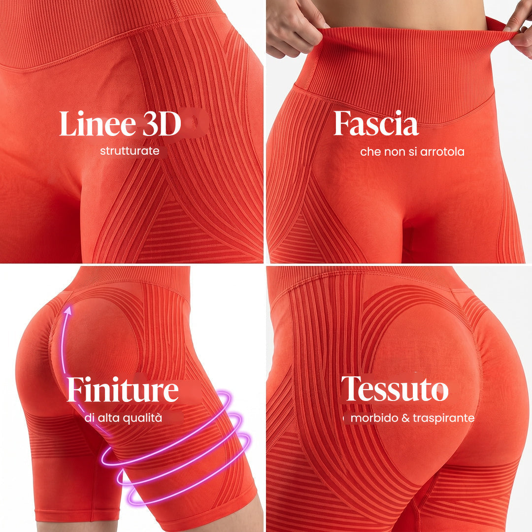 Short 3D | Arancione