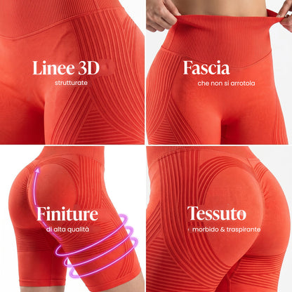 Short 3D | Arancione