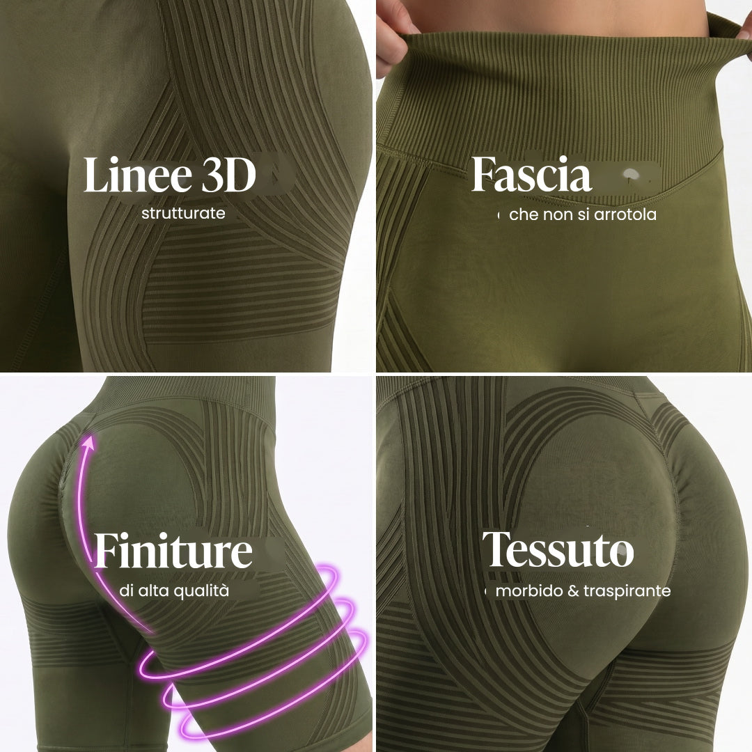 Short 3D | Verde Oliva