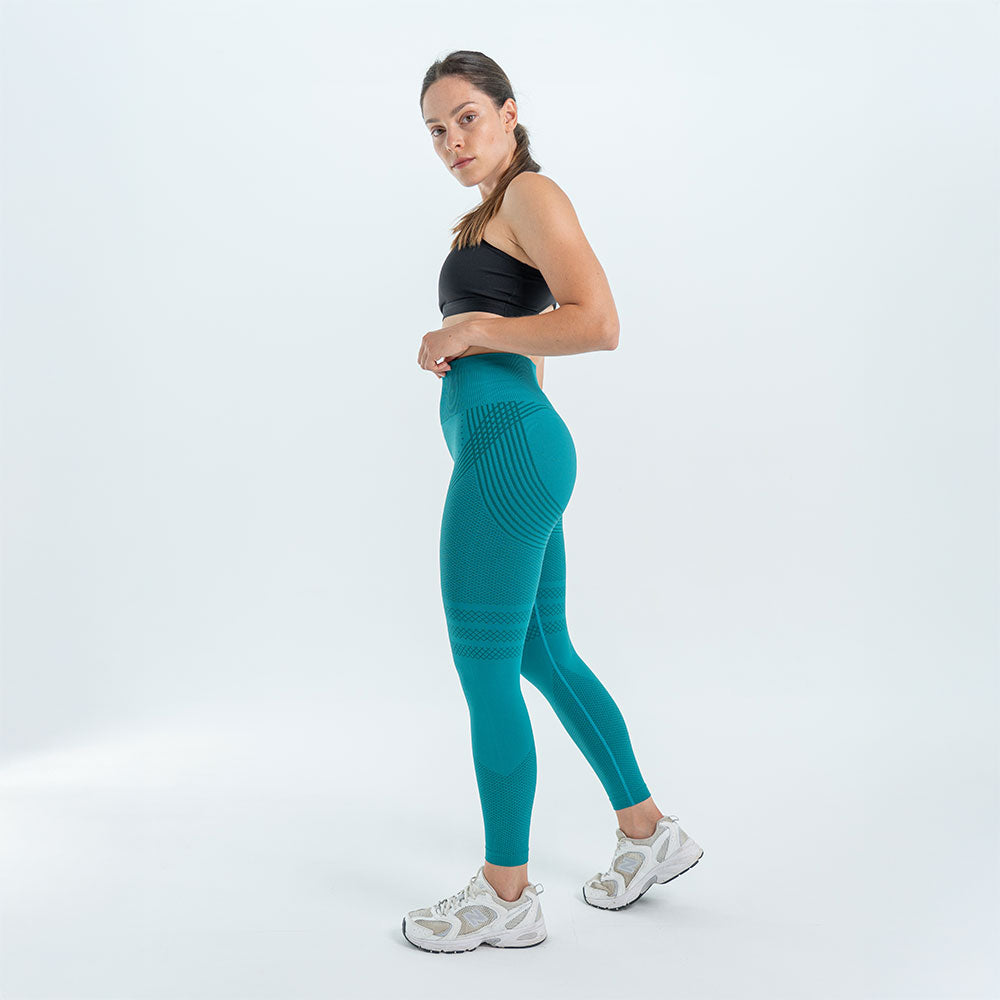 Legging 3D | Verde Pavone